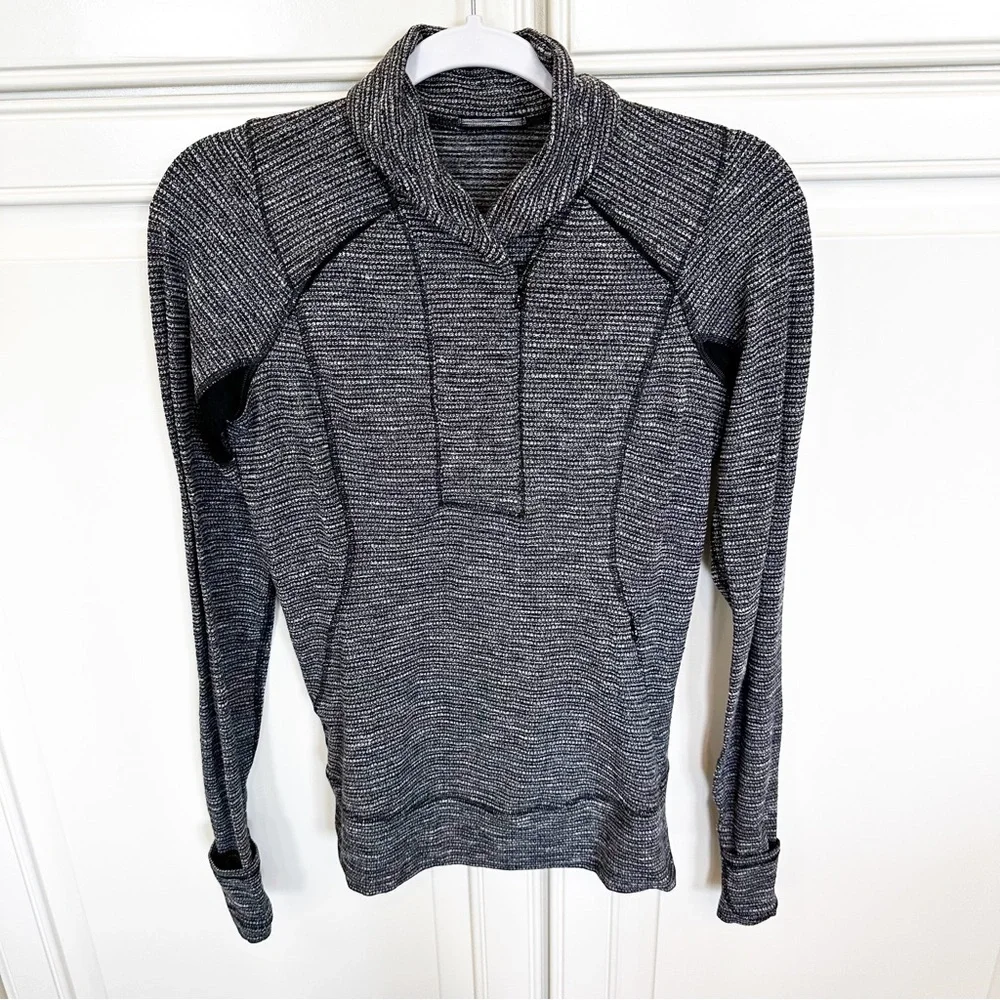 Lululemon Athletica Women’s Think Fast Pullover Stretch Workout Exercise Sweater